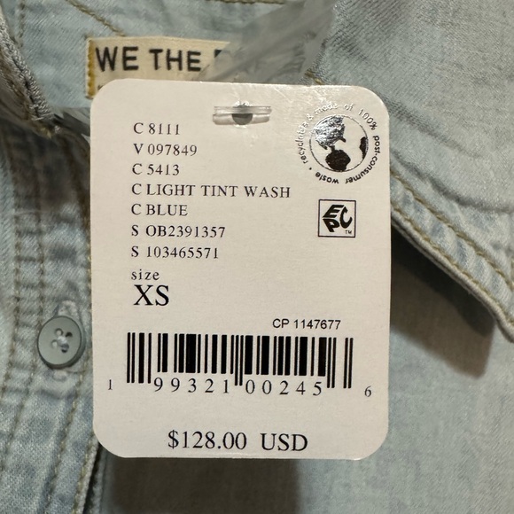 FREE PEOPLE Bailey Denim Shirt - Picture 11 of 14